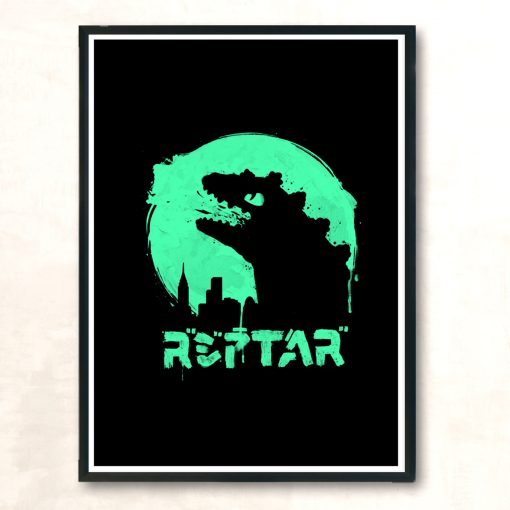 Reptzilla Modern Poster Print