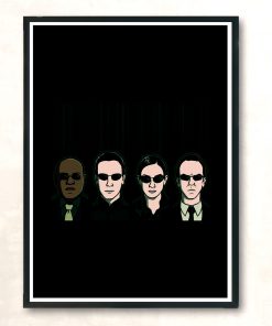 Reservoir Matrix Modern Poster Print