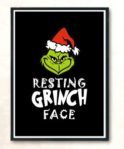 Resting Grinch Face Huge Wall Poster