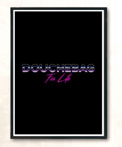 Retro Douche Modern Poster Print