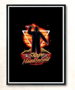 Retro Haddonfield Shape Modern Poster Print