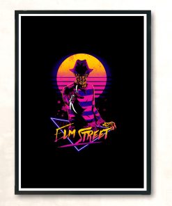 Retro Nightmare Modern Poster Print