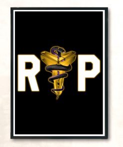 Rip Kobe Bryant Front Vintage Wall Poster