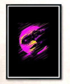 Rising T Rex Modern Poster Print