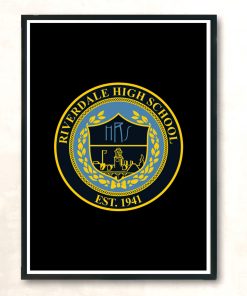 Riverdale High Modern Poster Print