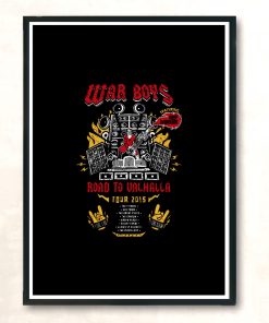 Road To Valhalla Tour Modern Poster Print