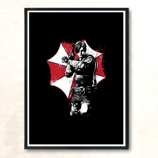 Rpd Police Officer Modern Poster Print