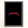 Sabrina Rocks Modern Poster Print