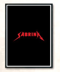 Sabrina Rocks Modern Poster Print