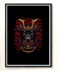 Samurai Joke Modern Poster Print