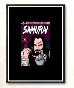 Samurai K Modern Poster Print