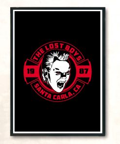 Santa Carlas Lost Boys Modern Poster Print