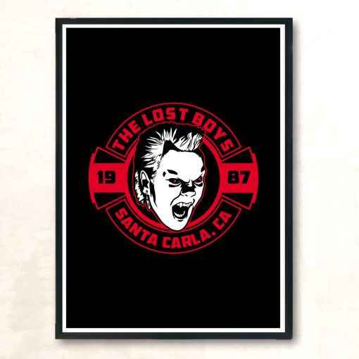 Santa Carlas Lost Boys Modern Poster Print