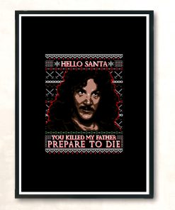 Santa The Six Fingered Man Modern Poster Print