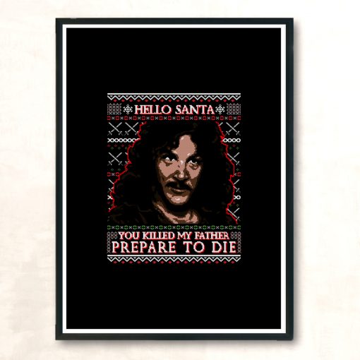 Santa The Six Fingered Man Modern Poster Print