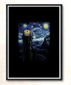 Sauron Van Gogh Modern Poster Print