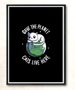 Save Cats Modern Poster Print