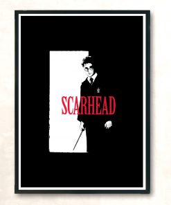 Scarhead Modern Poster Print