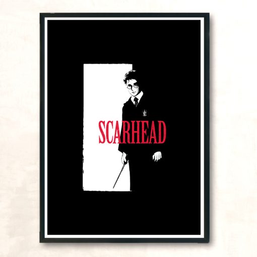 Scarhead Modern Poster Print