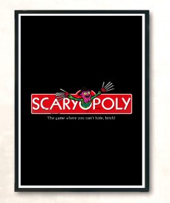 Scaryopoly Modern Poster Print