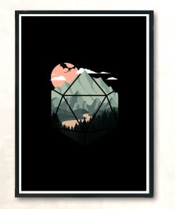 Scenic D20 Modern Poster Print