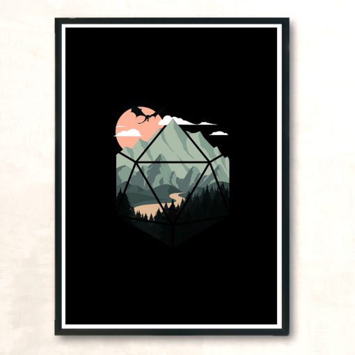 Scenic D20 Modern Poster Print