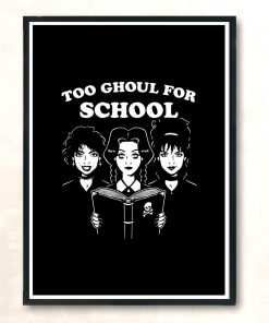 School Ghouls Modern Poster Print