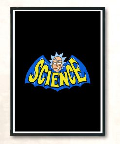 Science Man Modern Poster Print