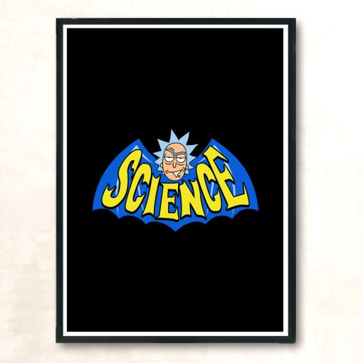 Science Man Modern Poster Print