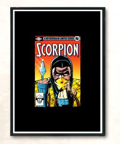 Scorpion Limited Series Modern Poster Print