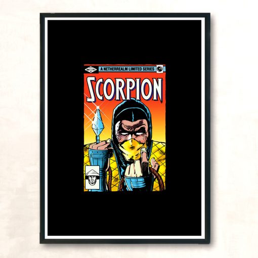 Scorpion Limited Series Modern Poster Print