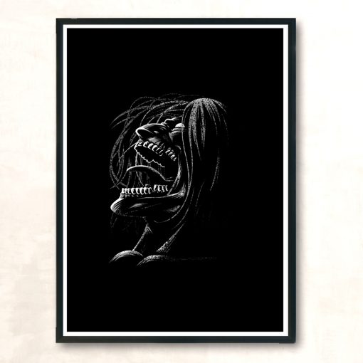 Scream Of Titan Modern Poster Print