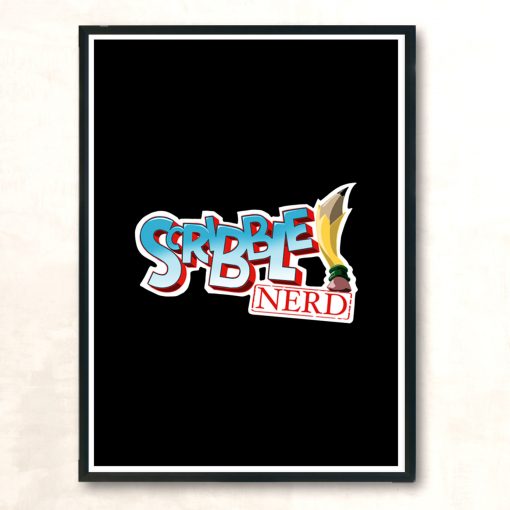 Scribblenerd Modern Poster Print