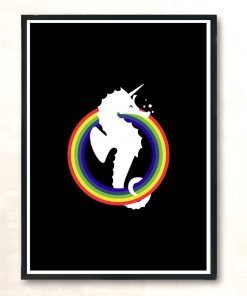 Seahorseacorn Modern Poster Print