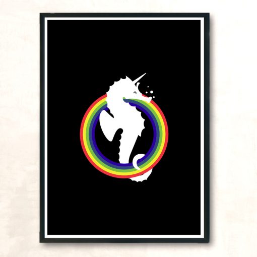 Seahorseacorn Modern Poster Print