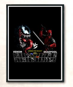 Select Spider Black Vs Merc Modern Poster Print