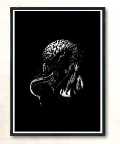 Shadow Monster Modern Poster Print