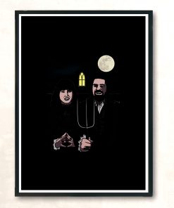 Shadows Gothic Modern Poster Print