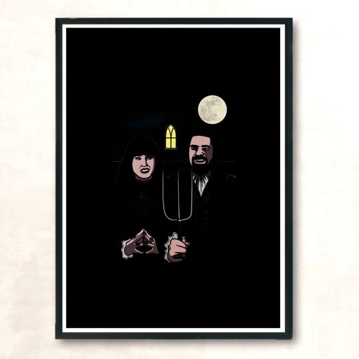 Shadows Gothic Modern Poster Print