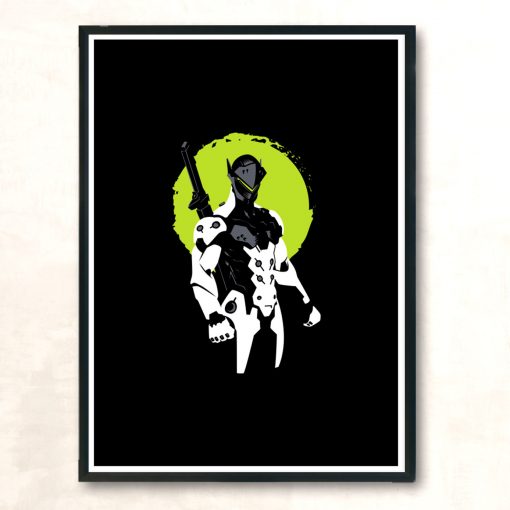 Shooter Ninja Modern Poster Print