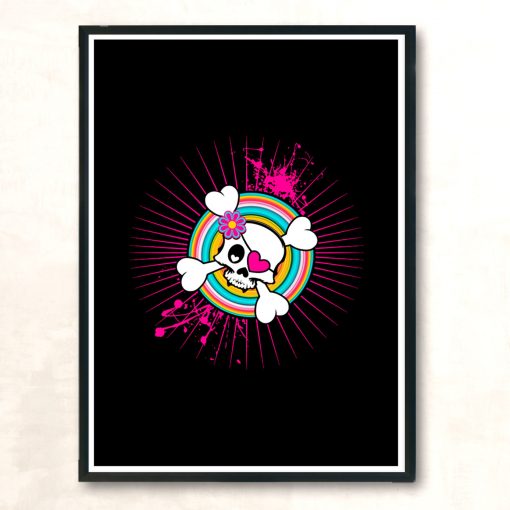 Skull Candy Modern Poster Print