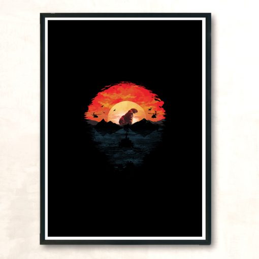 Skull Island Modern Poster Print