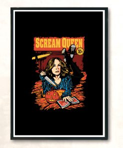 Slasher Fiction Modern Poster Print