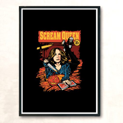 Slasher Fiction Modern Poster Print