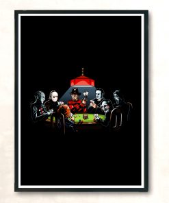 Slasher Poker Modern Poster Print