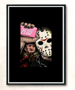 Slashers Club Modern Poster Print