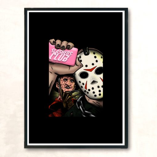 Slashers Club Modern Poster Print