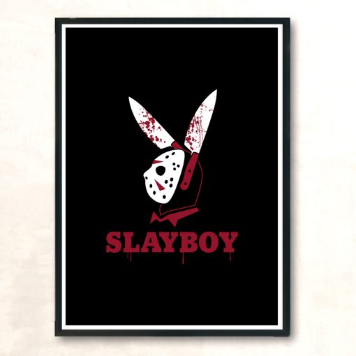 Slayboy Slasher Horror Movie Modern Poster Print