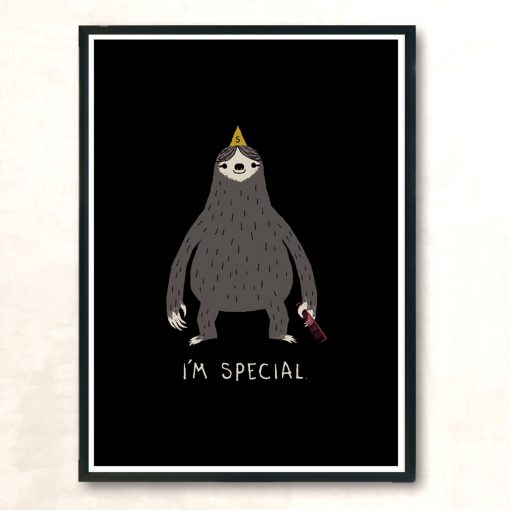 Sloth Modern Poster Print