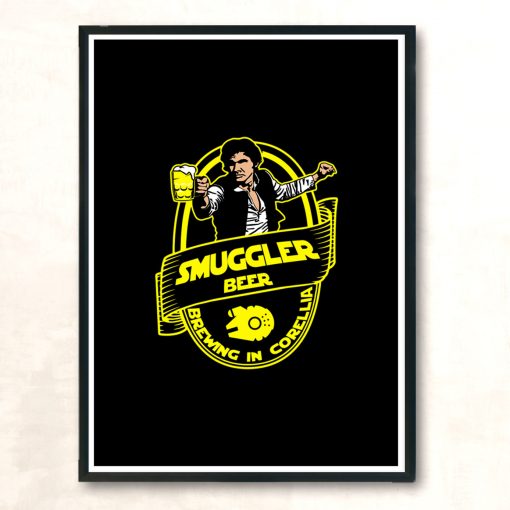 Smuggler Beer Modern Poster Print